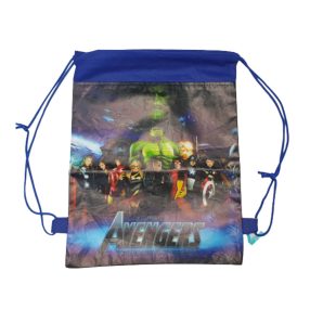 Kék mintás tornazsák - Avengers - ÚJ