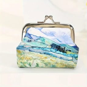   Mini pénztárca, Van Gogh festménye alapján, világoskék - ÚJ  