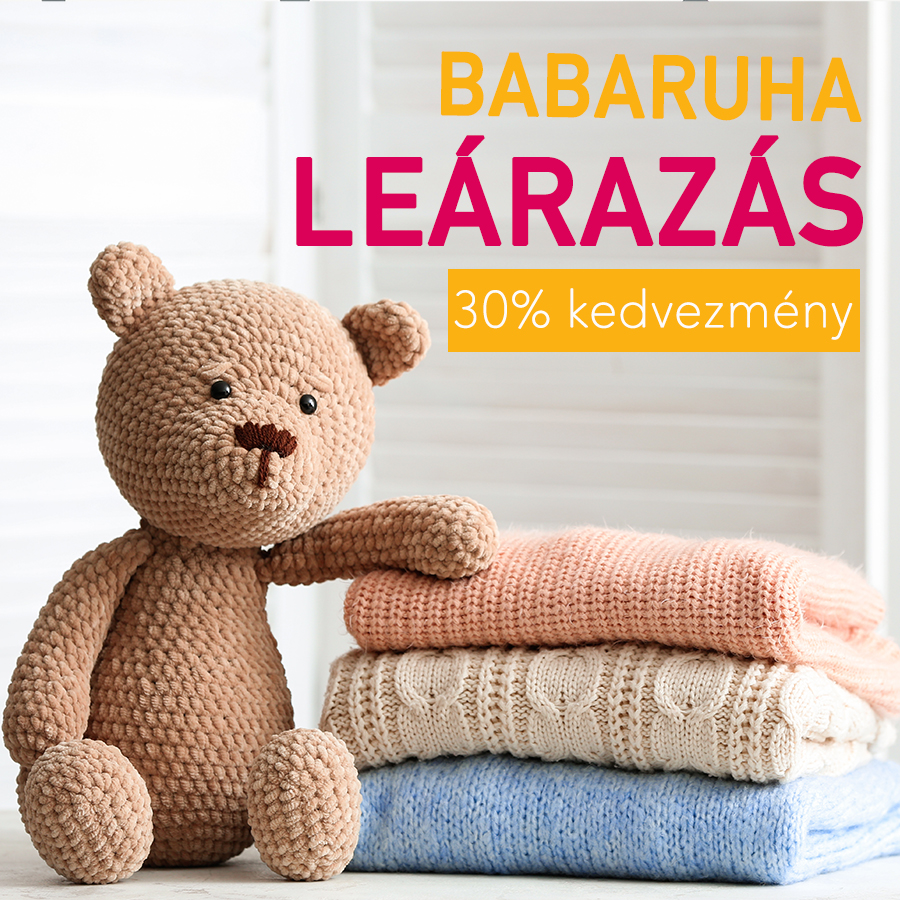 30% minusz babaruhára!