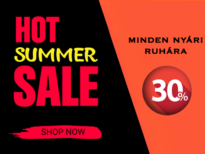 Hot Summer Sale – 30% kedvezmény minden nyári bébi, baba és gyerekruhára!
